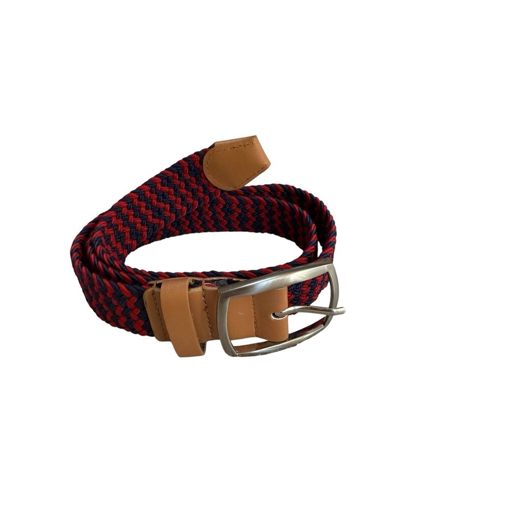 Five Four Woven Stretch Belt Size S Red Blue